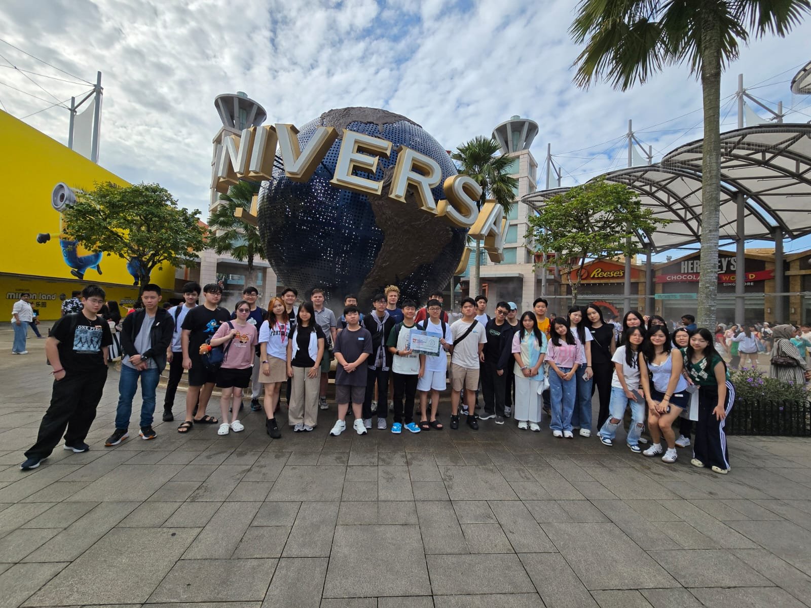 Students on study tour to Singapore