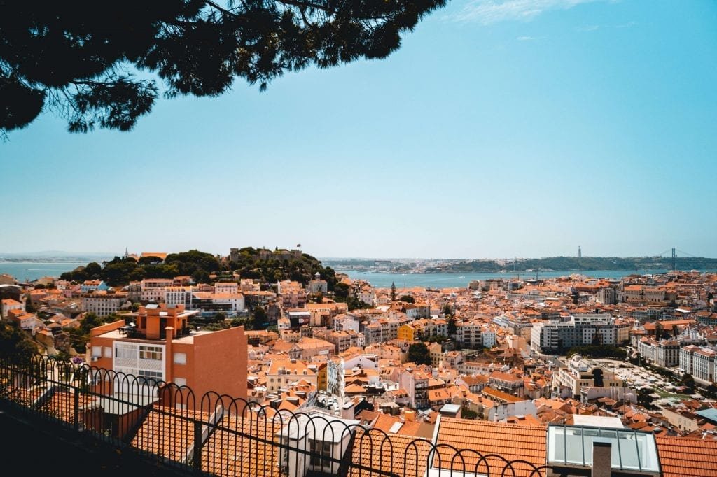 landscape view over lisbon