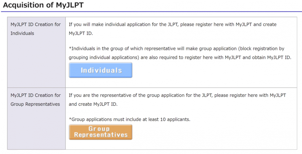 how to apply to jlpt online