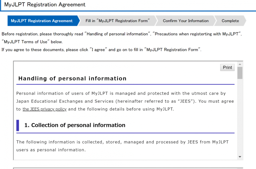 how to apply to jlpt online