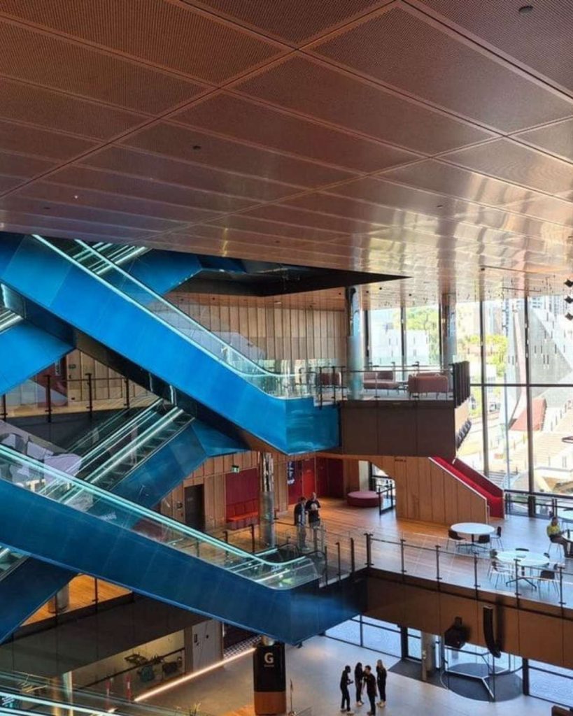 Main hall of the Edith Cowen University City Campus