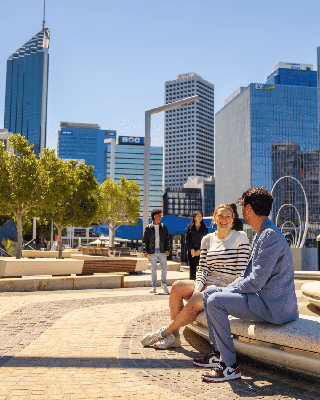 Students during a master's degree in Perth at Edith Cowan University