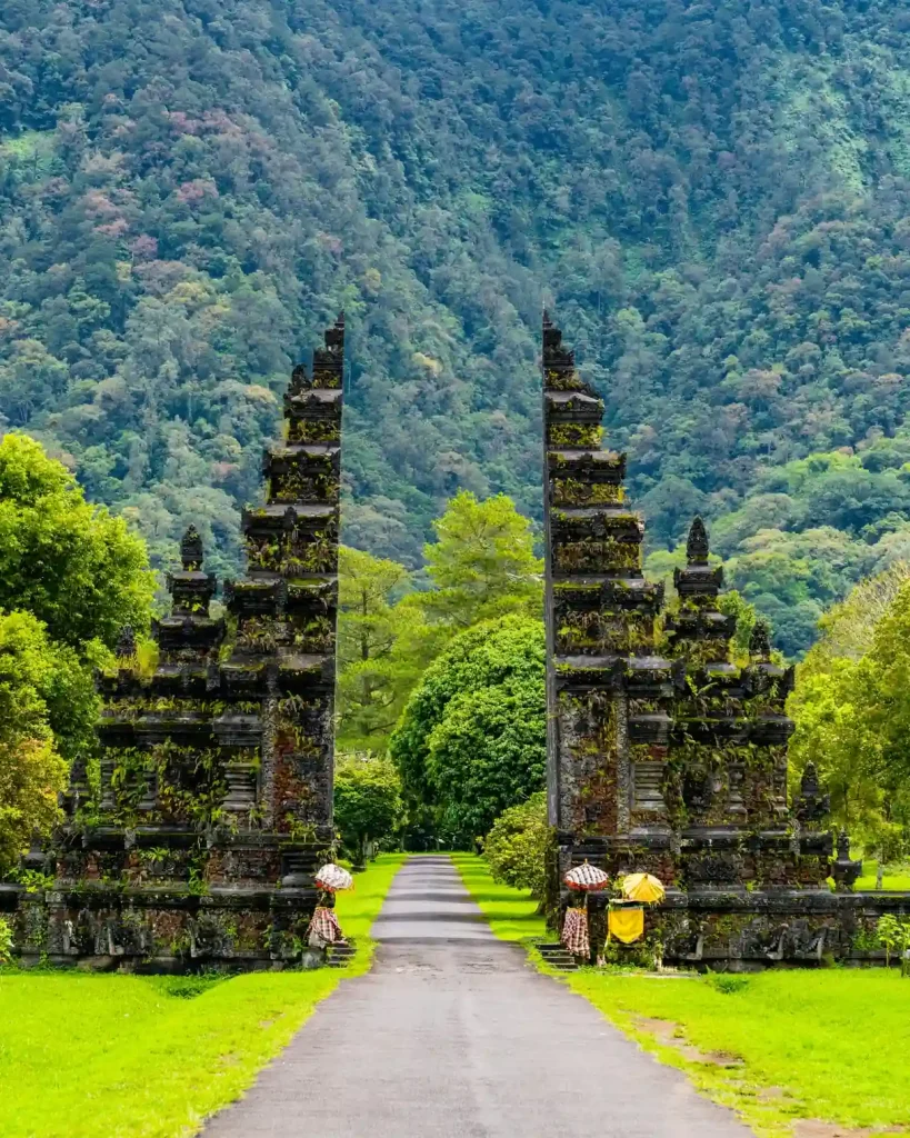 Traditional gate in Bali