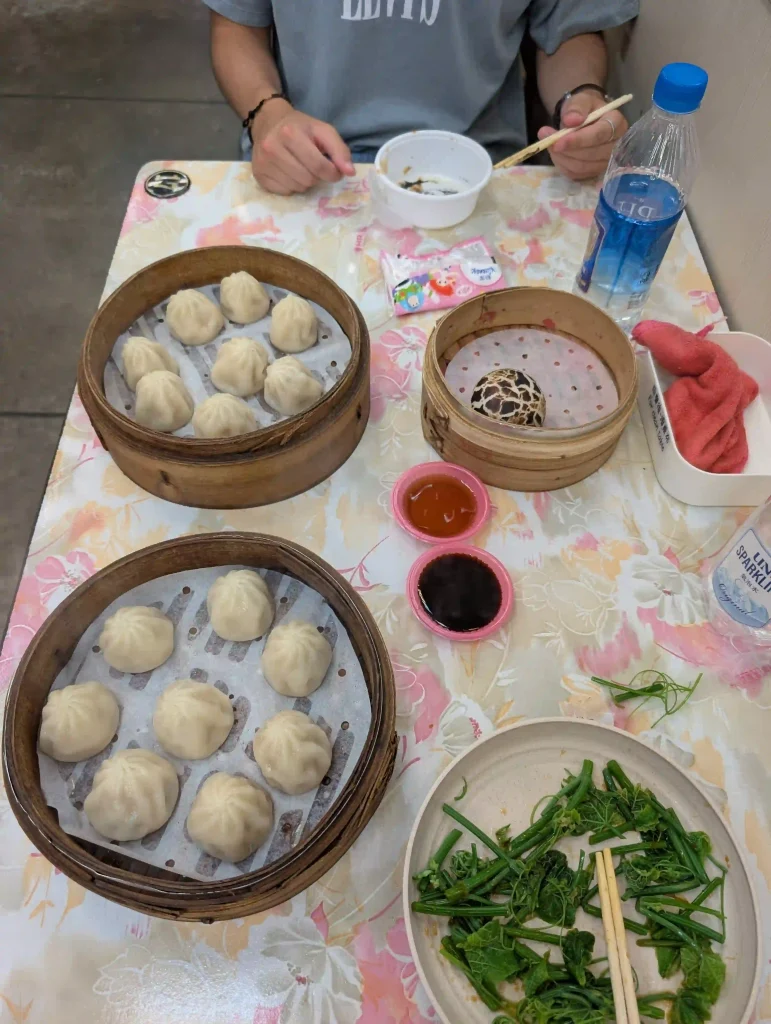 Local meal in Taiwan