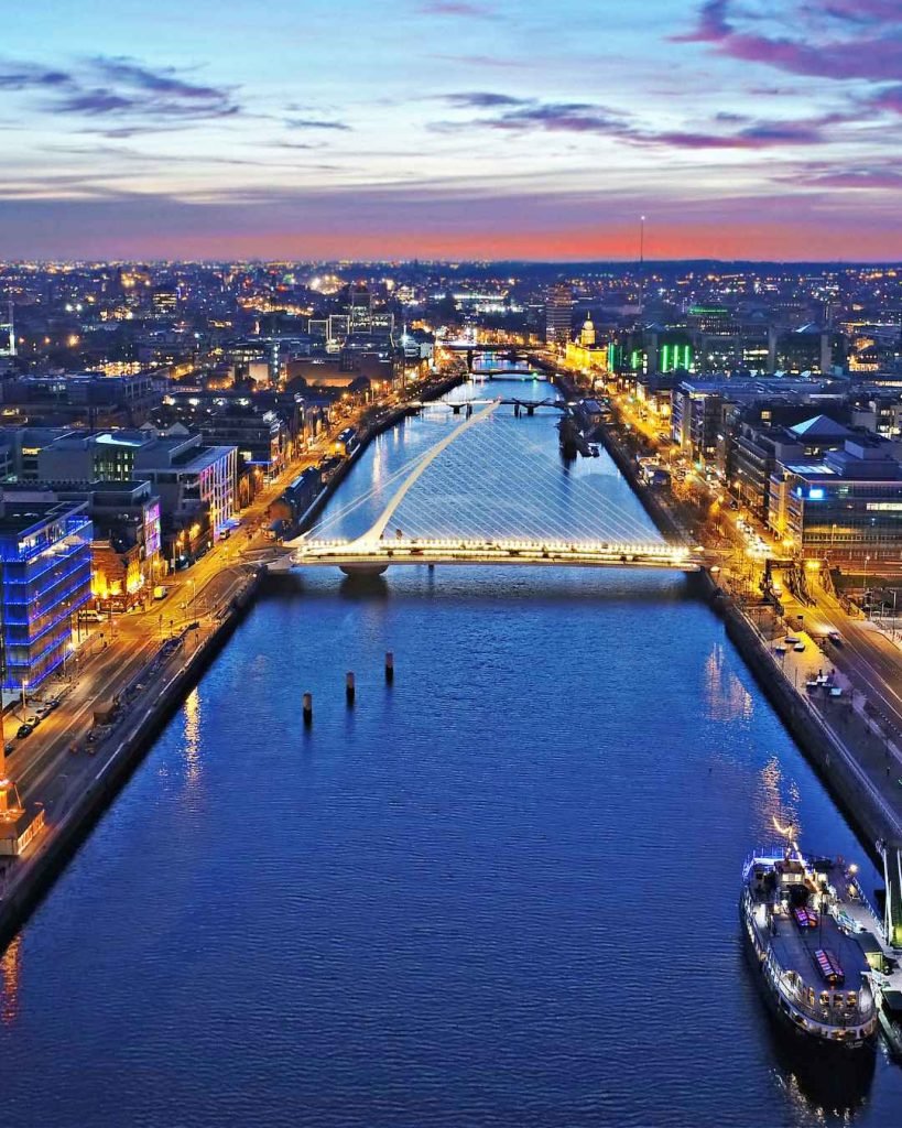 Dublin from the sky